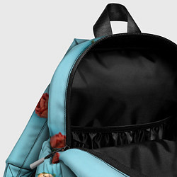 Детский рюкзак Роуз и цветы, цвет: 3D-принт — фото 2