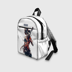 Детский рюкзак Девушка со скрипкой абстракция, цвет: 3D-принт — фото 2