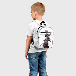 Детский рюкзак Девушка со скрипкой абстракция, цвет: 3D-принт — фото 2