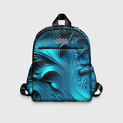 Детский рюкзак Неоновые объемные узоры, цвет: 3D-принт