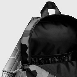 Детский рюкзак Dead Space glitch на светлом фоне: надпись, символ, цвет: 3D-принт — фото 2