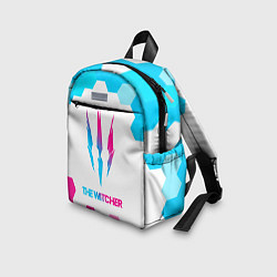 Детский рюкзак The Witcher neon gradient style, цвет: 3D-принт — фото 2