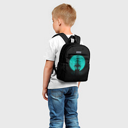 Детский рюкзак Мрачный корабль, цвет: 3D-принт — фото 2