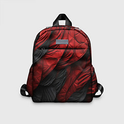Детский рюкзак Red black texture