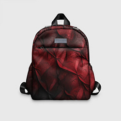 Детский рюкзак Black red texture