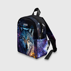 Детский рюкзак Космический звездный волк, цвет: 3D-принт — фото 2
