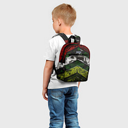 Детский рюкзак Абстрактные камуфляж, цвет: 3D-принт — фото 2