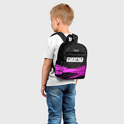 Детский рюкзак Fiat pro racing: символ сверху, цвет: 3D-принт — фото 2