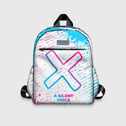 Детский рюкзак A Silent Voice neon gradient style, цвет: 3D-принт