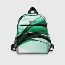 Детский рюкзак White green black, цвет: 3D-принт
