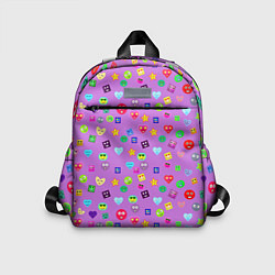 Детский рюкзак Эмпатия - паттерн эмоджи, цвет: 3D-принт