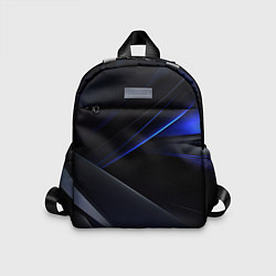 Детский рюкзак Black blue background