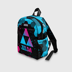 Детский рюкзак Zelda - neon gradient, цвет: 3D-принт — фото 2