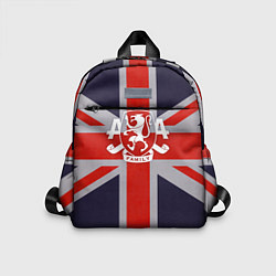 Детский рюкзак Asking Alexandria британский флаг, цвет: 3D-принт