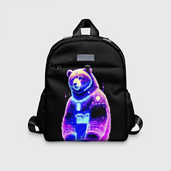 Детский рюкзак Космический светящийся мишка