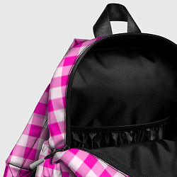 Детский рюкзак Розовая клетка Барби, цвет: 3D-принт — фото 2