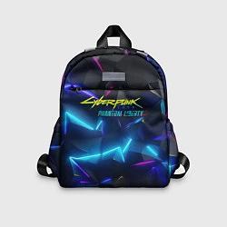 Детский рюкзак Cyberpunk неоновые плиты, цвет: 3D-принт