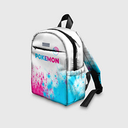 Детский рюкзак Pokemon neon gradient style: символ сверху, цвет: 3D-принт — фото 2