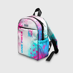 Детский рюкзак One Piece neon gradient style: надпись, символ, цвет: 3D-принт — фото 2