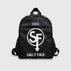 Детский рюкзак Sally Face glitch на темном фоне, цвет: 3D-принт