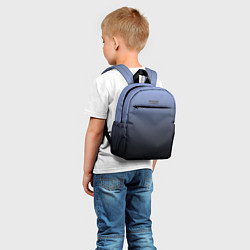 Детский рюкзак Градиент сиренево-черный, цвет: 3D-принт — фото 2