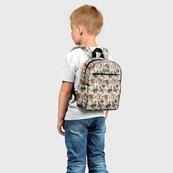 Детский рюкзак Совы и подорожник, цвет: 3D-принт — фото 2