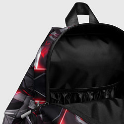 Детский рюкзак Красный кибер демон, цвет: 3D-принт — фото 2