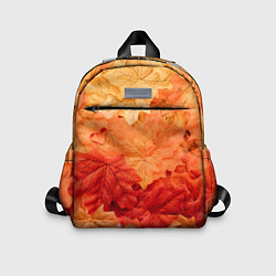Детский рюкзак Текстура упавших осенних листьев, цвет: 3D-принт