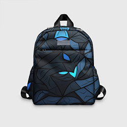 Детский рюкзак Темные объемные элементы, цвет: 3D-принт