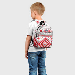 Детский рюкзак Удмуртская роспись, цвет: 3D-принт — фото 2