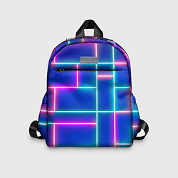 Детский рюкзак Неон линии, цвет: 3D-принт