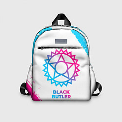 Детский рюкзак Black Butler neon gradient style