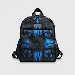 Детский рюкзак Синий абстрактный узор на плитах
