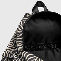 Детский рюкзак Зебра паттерн, цвет: 3D-принт — фото 2