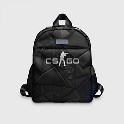 Детский рюкзак CSGO silver black, цвет: 3D-принт