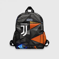 Детский рюкзак Juventus orange black style, цвет: 3D-принт
