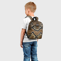 Детский рюкзак Кожа питона - текстура, цвет: 3D-принт — фото 2