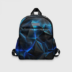 Детский рюкзак Blue abstract ice, цвет: 3D-принт
