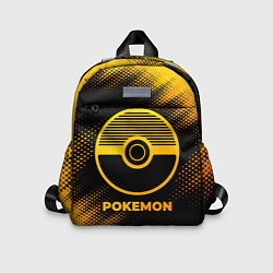 Детский рюкзак Pokemon - gold gradient, цвет: 3D-принт