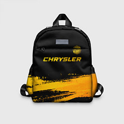 Детский рюкзак Chrysler - gold gradient: символ сверху, цвет: 3D-принт