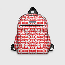 Детский рюкзак Красно-белый батик