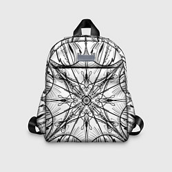 Детский рюкзак Абстрактный контрастный паттерн, цвет: 3D-принт