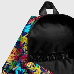 Детский рюкзак Зеркальный цветочный паттерн - мода, цвет: 3D-принт — фото 2