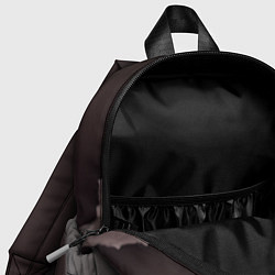 Детский рюкзак Девушка с пепельно-серыми вьющимися волосами, цвет: 3D-принт — фото 2