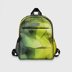 Детский рюкзак Зеленая текстура объемная