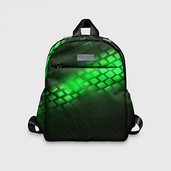 Детский рюкзак Неоновые зеленые пластины