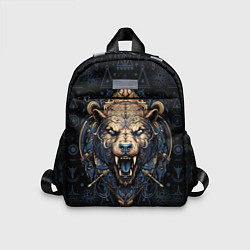 Детский рюкзак Медведь викингов, цвет: 3D-принт