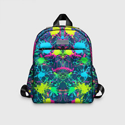 Детский рюкзак Colorful blots - expressionism - vogue, цвет: 3D-принт
