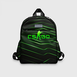 Детский рюкзак CS GO dark green, цвет: 3D-принт
