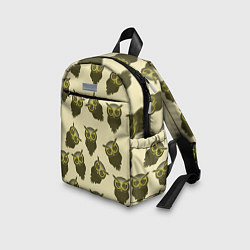 Детский рюкзак Сова птица паттерн, цвет: 3D-принт — фото 2